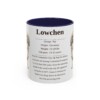 11oz Lowchen Mug, Yellow, front view