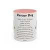 11oz Rescue Dog Mug, Illustrated Dog Breed Facts Coffee Mug, Vintage Dog Keepsake Gift