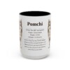 15oz Pomchi Mug, Illustrated Dog Breed Facts Coffee Mug, Vintage Dog Keepsake Gift