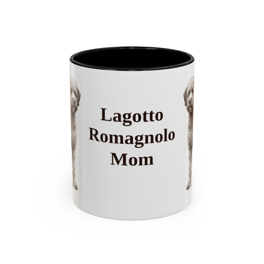 11oz Lagotto Romagnolo Dog Mom Mug, Vintage Sketch Coffee Mug, Dog Mom Gift