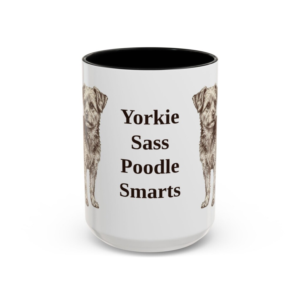 14505504560294894761_2048.jpeg 15oz Funny Yorkipoo Mug, Vintage Dog Coffee Mug, Dog Lover Gift