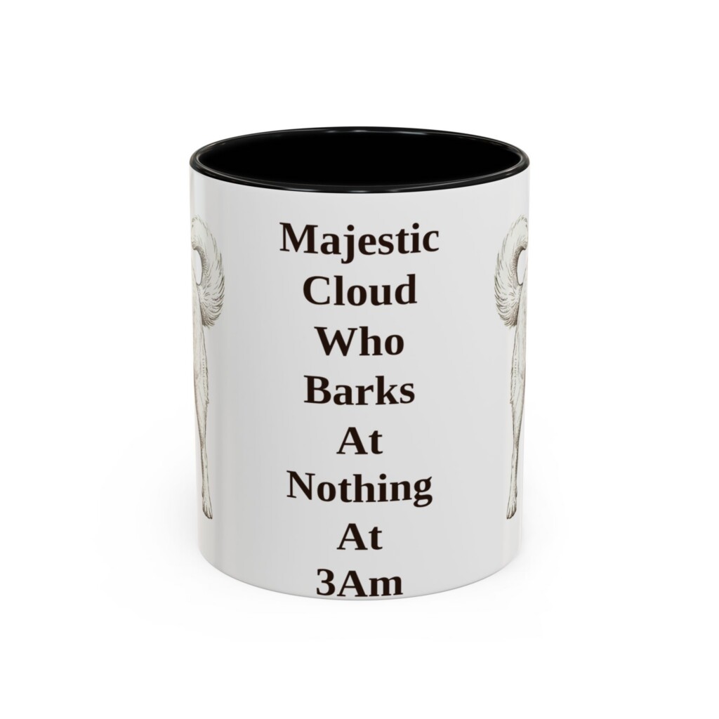 11oz Funny Great Pyrenees Mug, Vintage Dog Coffee Mug, Dog Lover Gift