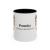 14559123256510956527_2048.jpeg 11oz Pomsky Latin Mug, Vintage Dog Coffee Mug, Dog Lover Gift