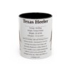 11oz Texas Heeler Mug, Illustrated Dog Breed Facts Coffee Mug, Vintage Dog Keepsake Gift