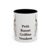 11oz Petit Basset Griffon Vendeen Mug, Vintage Dog Portrait Coffee Mug, Dog Lover Gift