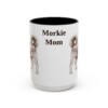 14764271037934948046_2048.jpeg 15oz Morkie Dog Mom Mug, Vintage Sketch Coffee Mug, Dog Mom Gift