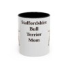 11oz Staffordshire Bull Terrier Dog Mom Mug, Vintage Sketch Coffee Mug, Dog Mom Gift