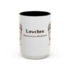 15oz Lowchen Latin Mug, Vintage Dog Coffee Mug, Dog Lover Gift