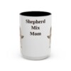 14913948327713232286_2048.jpeg 15oz Shepherd Mix Dog Mom Mug, Vintage Sketch Coffee Mug, Dog Mom Gift