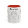 11oz Lowchen Mug, Navy, front view