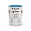15oz Boykin Spaniel Mug, Light Blue, front view
