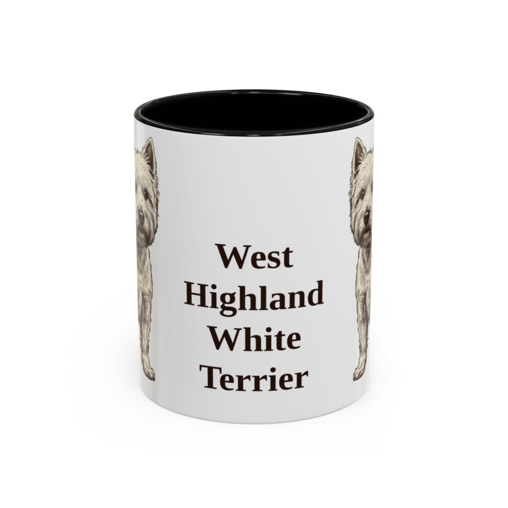 14984912875586524680_2048.jpeg 11oz West Highland White Terrier Mug, Vintage Dog Portrait Coffee Mug, Dog Lover Gift