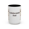 15oz Xoloitzcuintli Dog Dad Mug, Vintage Sketch Coffee Mug, Dog Dad Gift