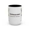 15oz Weimaraner Latin Mug, Vintage Dog Coffee Mug, Dog Lover Gift