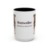 15oz Rottweiler Latin Mug, Vintage Dog Coffee Mug, Dog Lover Gift