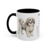 11oz Lowchen Mug, Black, left side view