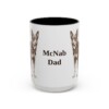 15oz McNab Dog Dad Mug, Vintage Sketch Coffee Mug, Dog Dad Gift