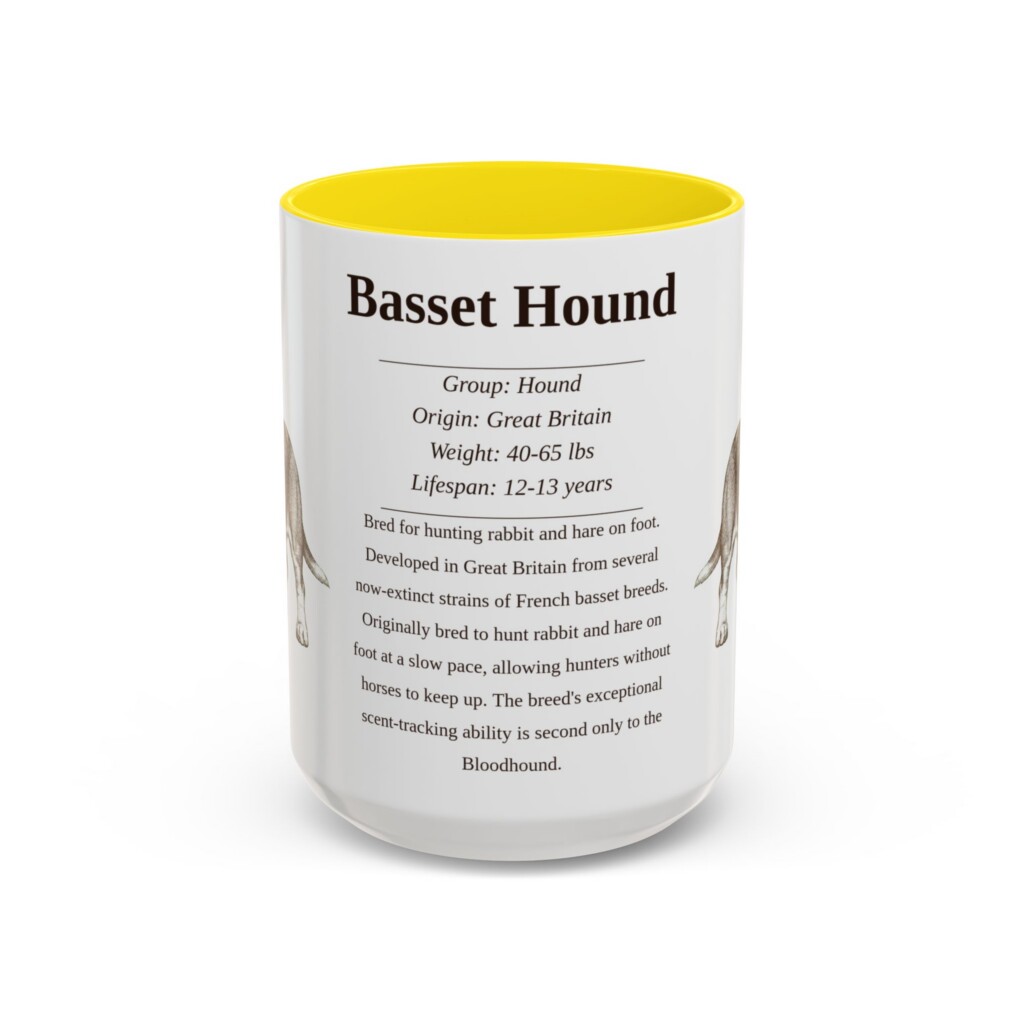 15300862873288232610_2048.jpeg 15oz Basset Hound Mug, Red, front view