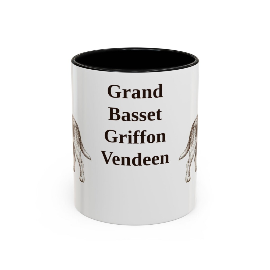 15375271560137589245_2048.jpeg 11oz Grand Basset Griffon Vendeen Mug, Vintage Dog Portrait Coffee Mug, Dog Lover Gift