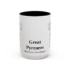 15oz Great Pyrenees Latin Mug, Vintage Dog Coffee Mug, Dog Lover Gift