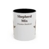 11oz Shepherd Mix Latin Mug, Vintage Dog Coffee Mug, Dog Lover Gift