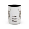 15oz Plott Hound Dog Mom Mug, Vintage Sketch Coffee Mug, Dog Mom Gift