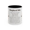 11oz Shepherd Mix Mug, Black, front view