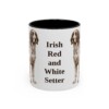 15509902980927837623_2048.jpeg 11oz Irish Red and White Setter Mug, Vintage Dog Portrait Coffee Mug, Dog Lover Gift