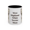11oz West Highland White Terrier Dog Mom Mug, Vintage Sketch Coffee Mug, Dog Mom Gift