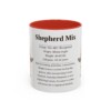 11oz Shepherd Mix Mug, Navy, front view