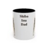 11oz Shiba Inu Dog Dad Mug, Vintage Sketch Coffee Mug, Dog Dad Gift