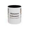 11oz Miniature Schnauzer Latin Mug, Vintage Dog Coffee Mug, Dog Lover Gift
