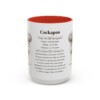 15oz Cockapoo Mug, Navy, front view
