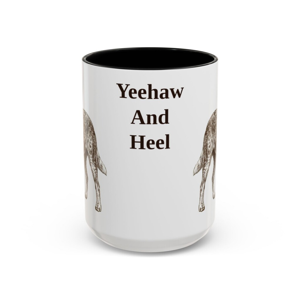 15oz Funny Texas Heeler Mug, Vintage Dog Coffee Mug, Dog Lover Gift