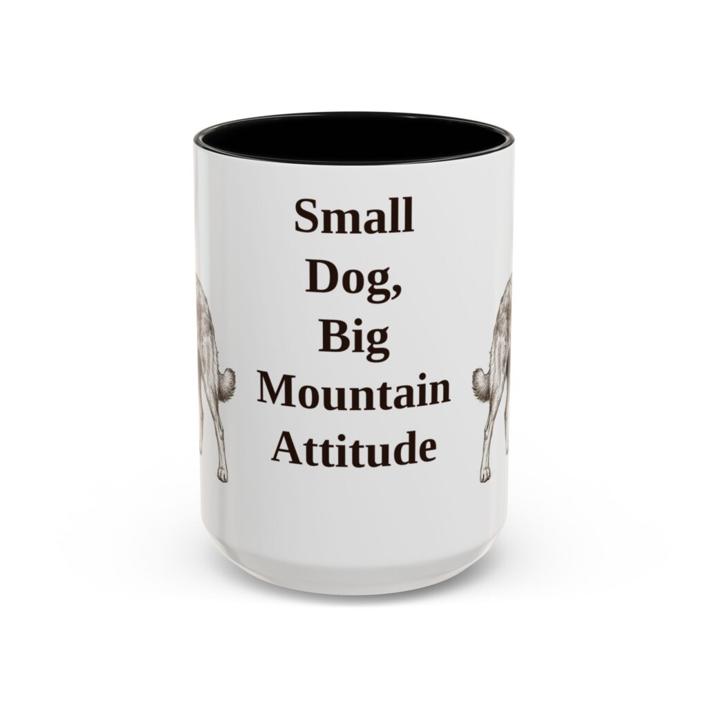 15oz Funny Pyrenean Shepherd Mug, Vintage Dog Coffee Mug, Dog Lover Gift