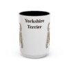15oz Yorkshire Terrier Mug, Vintage Dog Portrait Coffee Mug, Dog Lover Gift