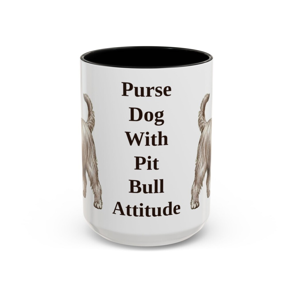 15oz Funny Yorkshire Terrier Mug, Vintage Dog Coffee Mug, Dog Lover Gift
