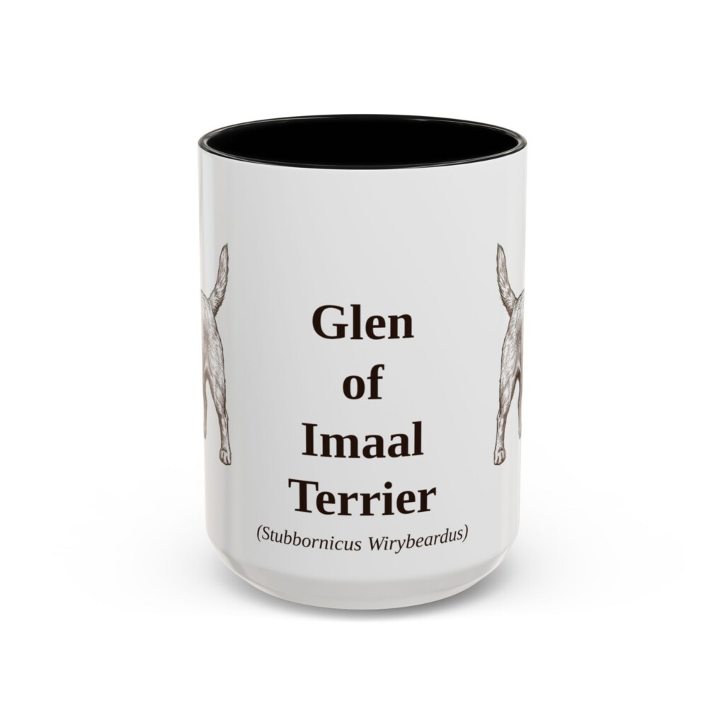 15oz Glen of Imaal Terrier Latin Mug, Vintage Dog Coffee Mug, Dog Lover Gift