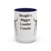 15oz-15oz-funny-harrier-dog-mug-beagle-s-bigger-louder-cousin-vintage-dog-coffee-mug-mug-humor-navy 15oz Funny Harrier Dog Mug, Navy, front view