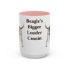 15oz-15oz-funny-harrier-dog-mug-beagle-s-bigger-louder-cousin-vintage-dog-coffee-mug-mug-humor-pink 15oz Funny Harrier Dog Mug, Pink, front view