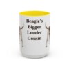 15oz-15oz-funny-harrier-dog-mug-beagle-s-bigger-louder-cousin-vintage-dog-coffee-mug-mug-humor-yellow 15oz Funny Harrier Dog Mug, Yellow, front view