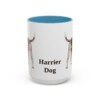 15oz Harrier Dog Mug, Light Blue, front view
