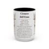 15oz Cirneco dell'Etna Mug, Black, front view