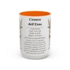 15oz Cirneco dell'Etna Mug, Orange, front view