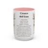 15oz Cirneco dell'Etna Mug, Pink, front view