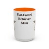 15oz flat coated retriever mug, Orange