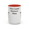 15oz flat coated retriever mug, Red
