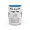 15oz flat coated retriever mug, Light Blue