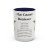 15oz flat coated retriever mug, Navy