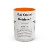 15oz flat coated retriever mug, Orange